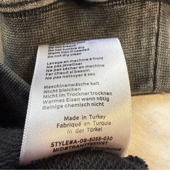 Anine Bing Harvey Sweatshirt Washed Black - Picture 10 of 15